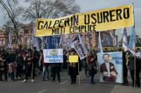 Argentine business leaders hold rare street protest in front of presidential palace