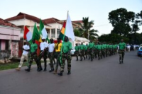FHQ ESSMGB boosts troops’ fitness, camaraderie through route march