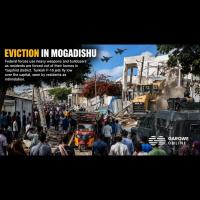 Somalia : Heavy weapons reported used during Mogadishu evictions as Turkish F-16s fly over capital