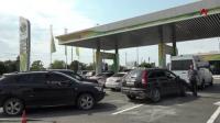 Abkhaz drivers complained about high fuel prices.