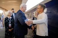 European Leaders Arrive in Kyiv Ahead of Independence Day