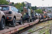 French Military Vehicles arrive by Rail in Sarajevo for ‘Quick Response 2026’ Exercise