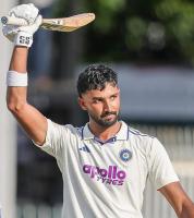 2nd Test: Padikkal hits 117 as India reach 300/5 against Sri Lanka des...