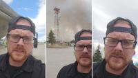 'There's a giant wildfire': In Alaska, man films blaze near highway as town evacuates