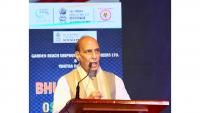 Rajnath Singh calls for self-reliance in shipbuilding at GRSE event