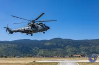 Hungarian Helicopters arrived at Camp Butmir to reinforce the Aviation Detachment