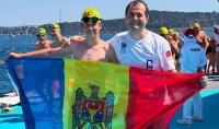 The prime minister swam across the Bosphorus with his son
