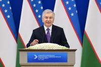 Azerbaijan awards President of Uzbekistan with Heydar Aliyev Order