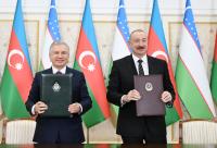 A HISTORICAL DOCUMENT was signed between Azerbaijan and Uzbekistan