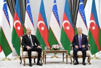 Azerbaijani and Uzbek leaders held a one-on-one meeting in Tashkent - PHOTO