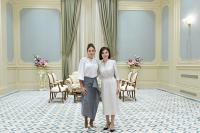 First Ladies of Azerbaijan and Uzbekistan hold one-on-one meeting over tea in Tashkent-