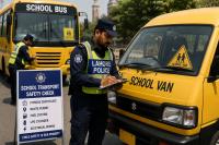 Lahore Police Seek Safety Checks of School Vans, Buses
