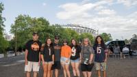 Bengals fans celebrate before team takes on Chicago Bears