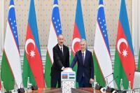 Ilham Aliyev and Shavkat Mirziyoyev attend inauguration and groundbreaking ceremony for Azerbaijani projects in Uzbekistan