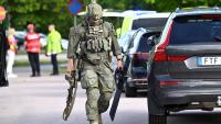 Ex- student charged with murder after horror sword attack at school in Sweden left a teen girl dead and 3 injured