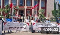 Moroccan students and workers protest public university fees of up to MAD 20,000