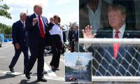 Donald Trump takes center stage as he greets IndyCar stars at historic Freedom 250 Grand Prix ahead of leading lap of honor
