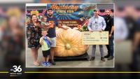 Grayson County man sets Kentucky State Fair record with 1,880 pound pumpkin