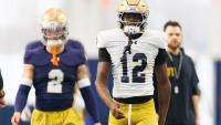 Michigan transfer Jayden Sanders settling in with Notre Dame football