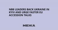 NB8 leaders back Ukraine in Kyiv and urge faster EU accession talks