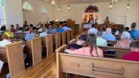 Alamance church holds first service after repairs from Chantal flooding