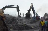 Guinea rescuers search for victims after deadly landfill landslide