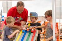 Danish Duplos drive down derby track