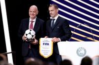 UEFA's Ceferin rules out running for FIFA presidency, Infantino makes pitch to poorer associations