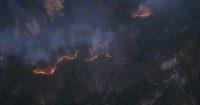 Wildfire forces six families from homes in northern Albania