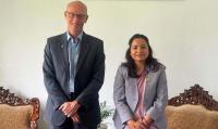 Nepali Congress Chief Whip Meets Australian Ambassador