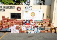 Authorities seize illicit alcohol, premium cigarettes and medicines in Villa Consuelo