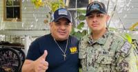 U.S. navy sailor on USS Abraham Lincoln says father was arrested by ICE