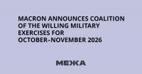 Macron Announces Coalition of the Willing Military Exercises for October–November 2026