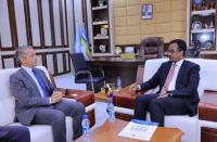 Somalia: Ambassador Daccò Coppi Meets with the Minister of Commerce and Industry