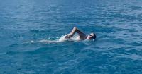 Utah man swims 20 miles across Bear Lake