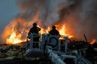 Russian Strike Causes Fire at Ukraine’s Kherson Regional Art Museum