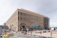 Reused Brick and Timber Shape Reiulf Ramstad Arkitekter's New Railway Station in Sweden
