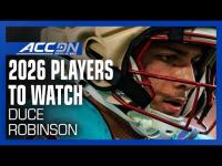 Florida State WR Duce Robinson | 2026 ACC Returning Players To Watch