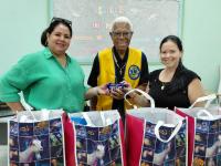 Lions Club Aruba with its Annual Hunger Relief Project: “Back to School Food Bags”