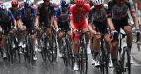 Pogacar pulls over peloton as hailstorm forces Vuelta stage to be abandoned