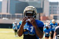 Historic day at UCLA as former NFL minicamp participant joins team