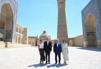 President Ilham Aliyev's social media accounts shared video about his state visit to Uzbekistan