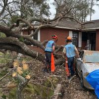 Christian Aid volunteers help Monee relief efforts