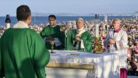 In historic Rimini visit, Pope Leo warns against culture of power