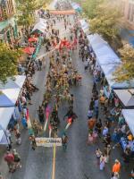 Sustainable costume parade occurs at the Nelson Night Market