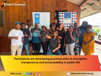 Media and civil society begin training on electoral integrity awareness campaigns in Bougainville