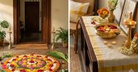 Onam 2026 home decor: Flowers, diyas and an old saree are all you need to make your house festive ready. Check these 8 unique ideas