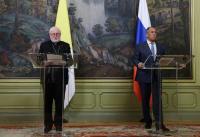 Vatican foreign minister, in Moscow, says Ukraine war must end