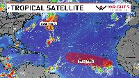Tracking 2 systems in the tropics: Area off Africa has 70 percent chance of formation
