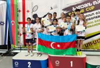 Azerbaijani badminton players win 17 medals at Georgian tournament